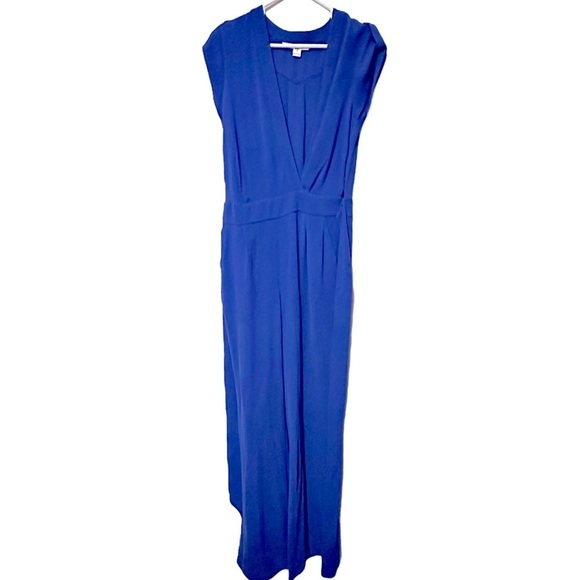 Diane Von Furstenberg DVF Purdy Crepe Jumpsuit Size 8 - Picture 2 of 16